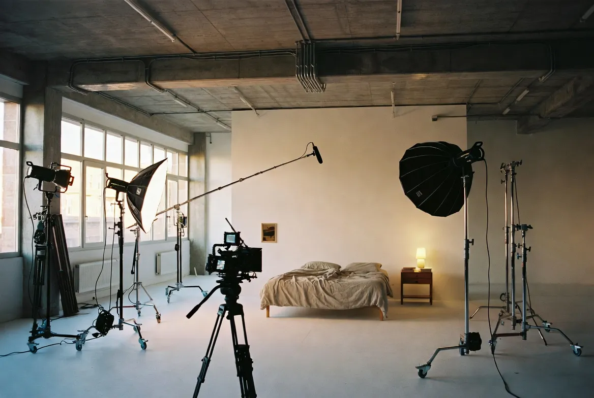 Espacio apra set de grabación